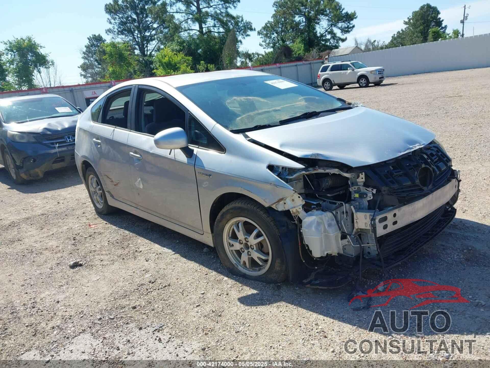 TOYOTA PRIUS 2010 - JTDKN3DU7A0225140