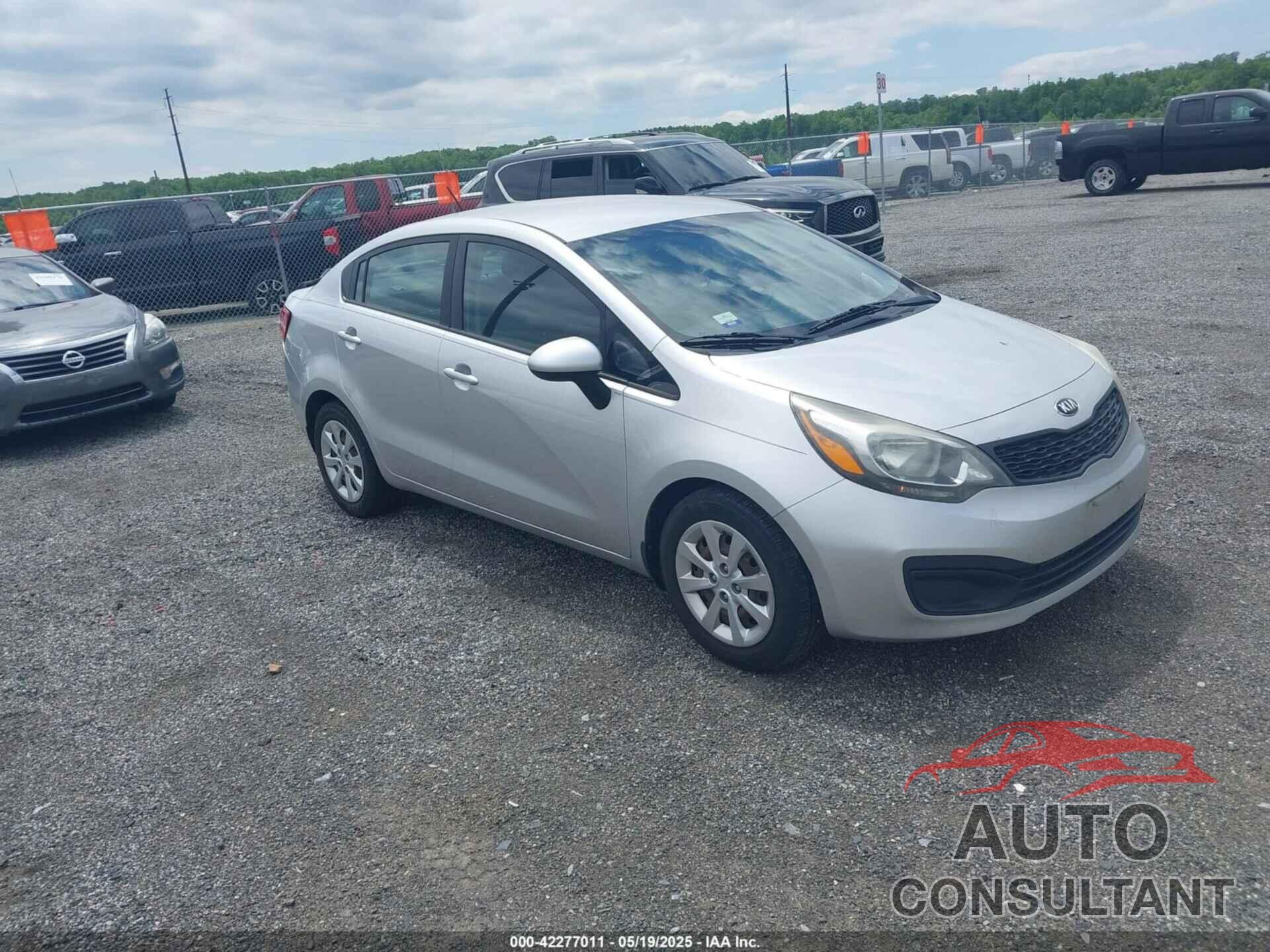 KIA RIO 2013 - KNADM4A3XD6222163