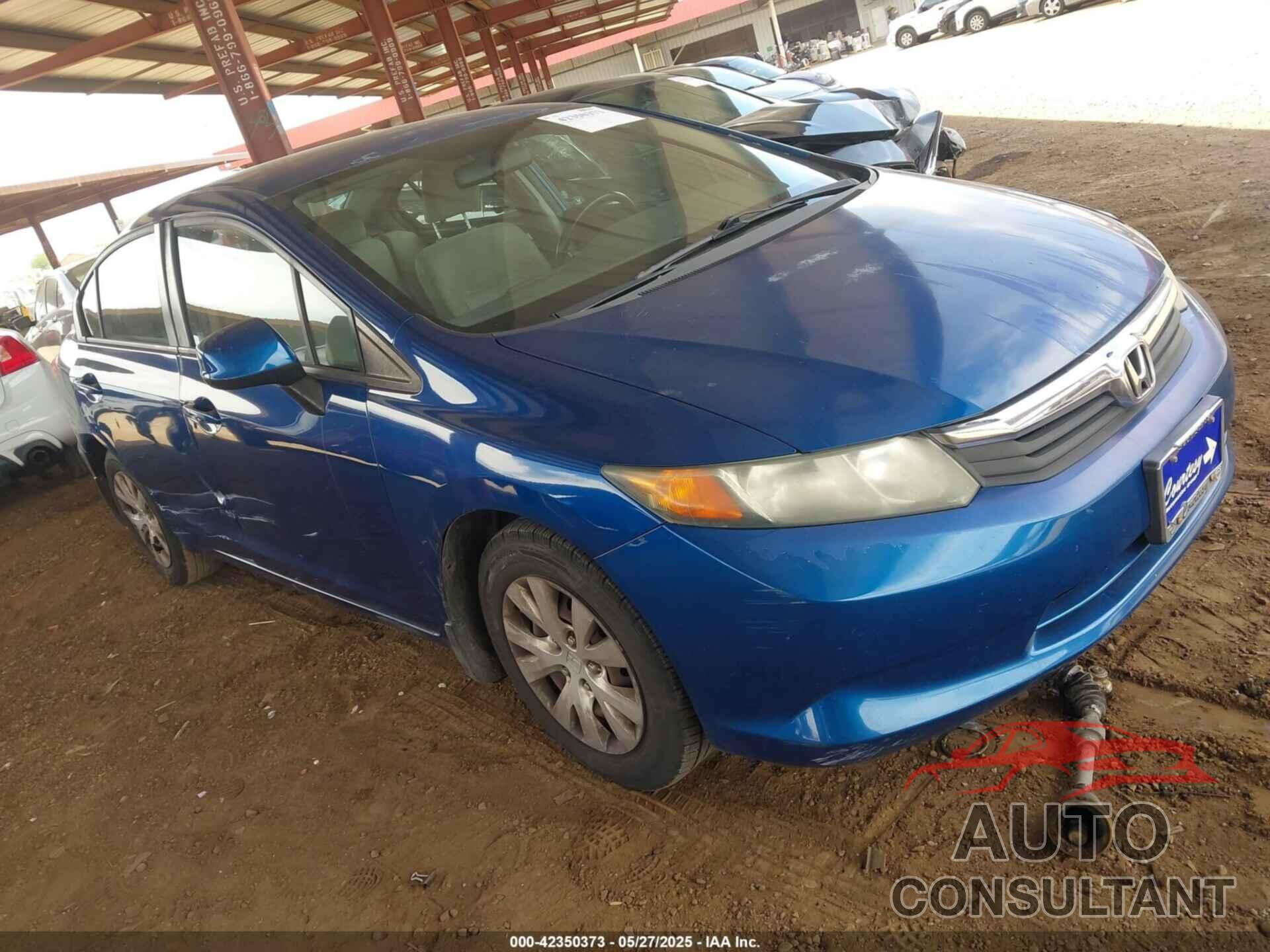 HONDA CIVIC 2012 - 19XFB2F51CE359968