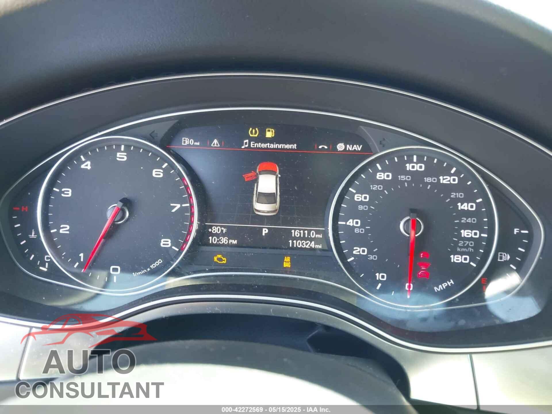 AUDI A6 2013 - WAUJGAFC2DN088630