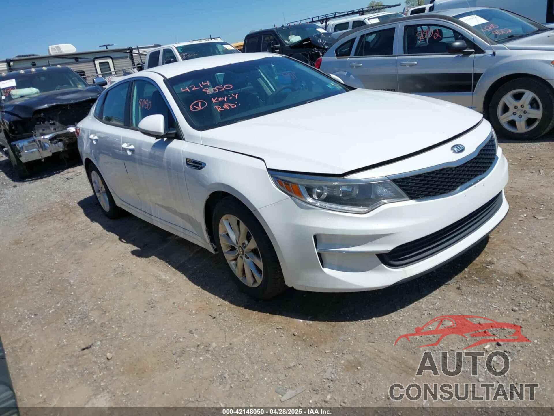KIA OPTIMA 2016 - 5XXGT4L31GG008961