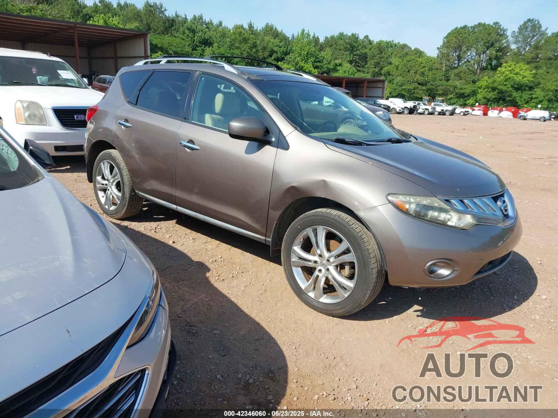 NISSAN MURANO 2009 - JN8AZ18W09W160516