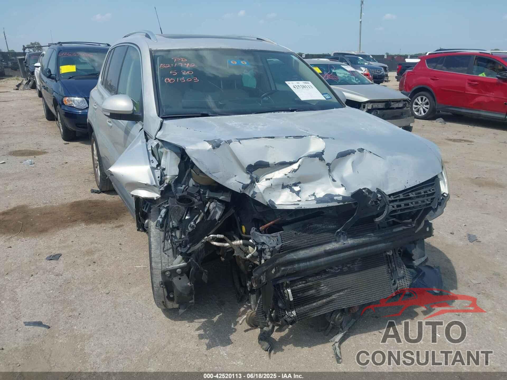 VOLKSWAGEN TIGUAN 2010 - WVGAV7AX1AW001503