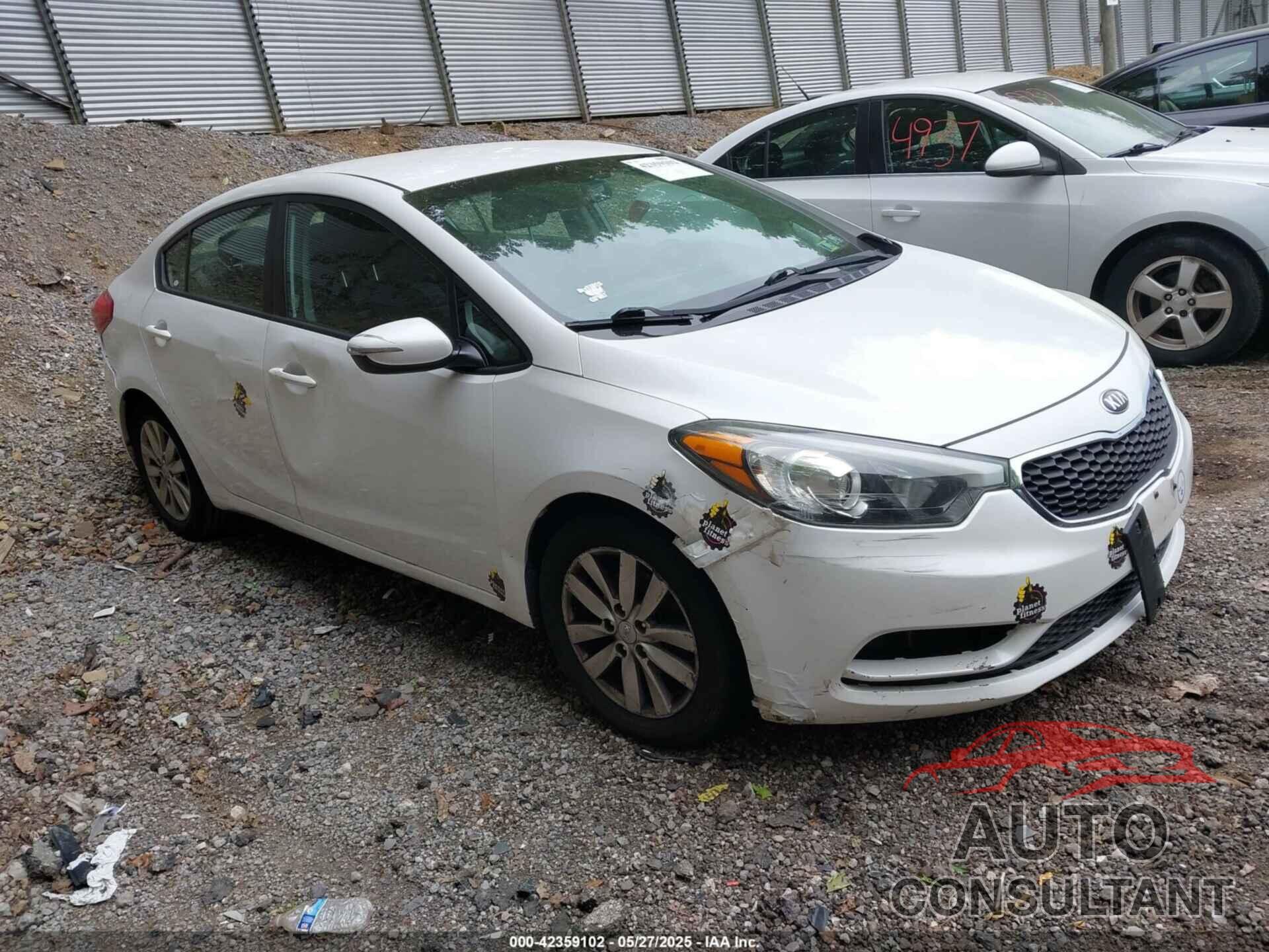 KIA FORTE 2014 - KNAFX4A68E5057070