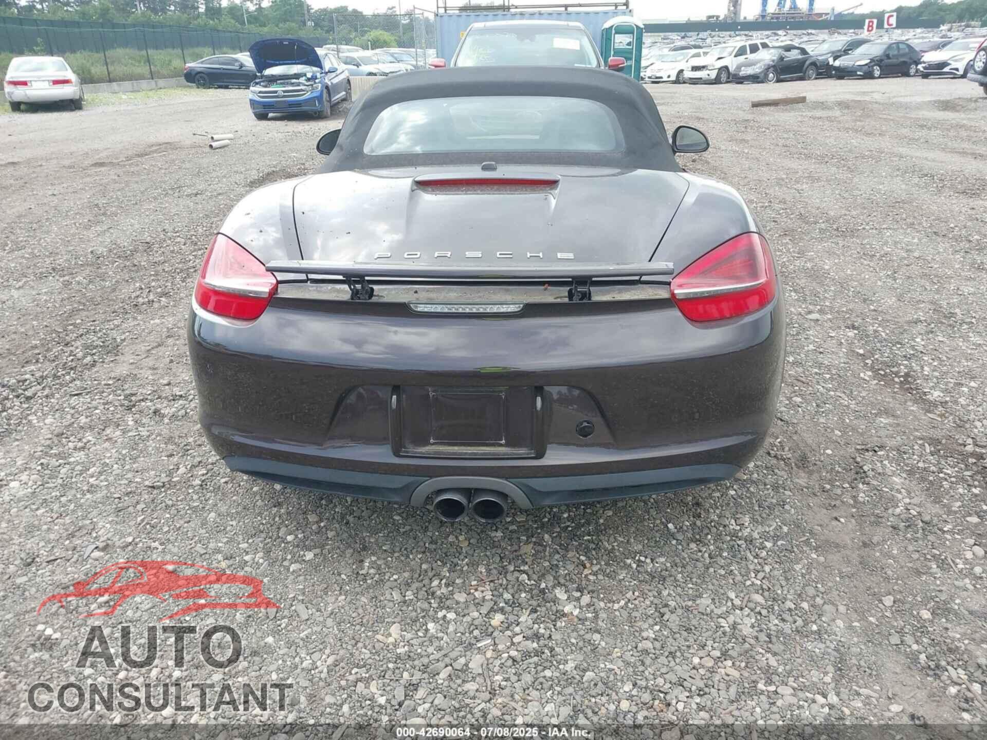 PORSCHE BOXSTER 2014 - WP0CA2A81ES121030