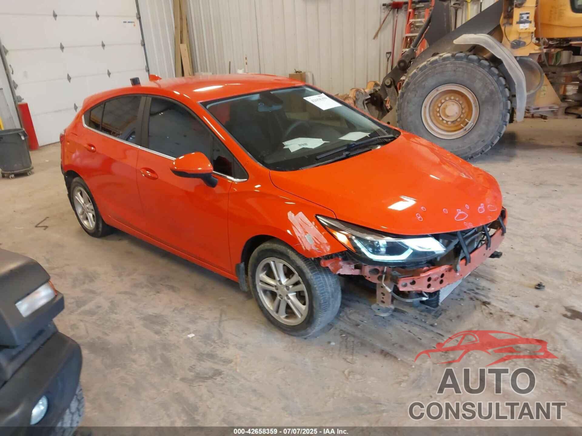 CHEVROLET CRUZE 2018 - 3G1BE6SM0JS637227