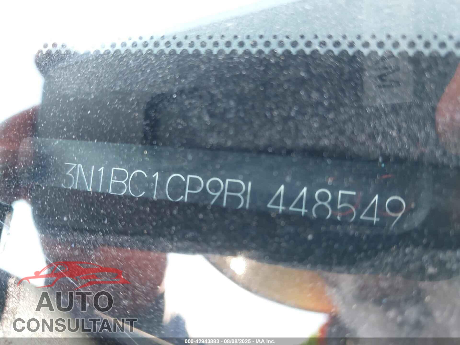 NISSAN VERSA 2011 - 3N1BC1CP9BL448549