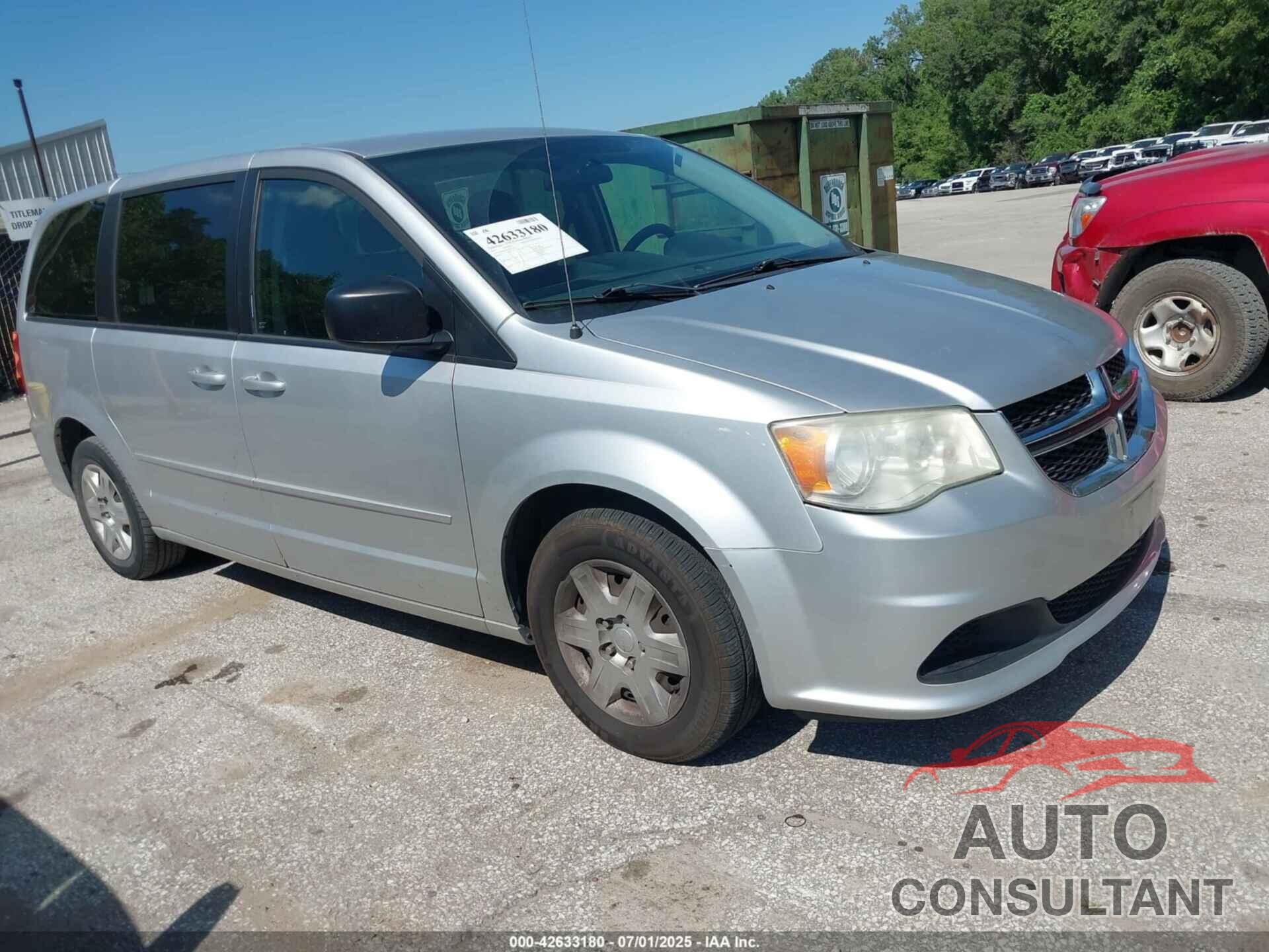 DODGE GRAND CARAVAN 2011 - 2D4RN4DGXBR757927