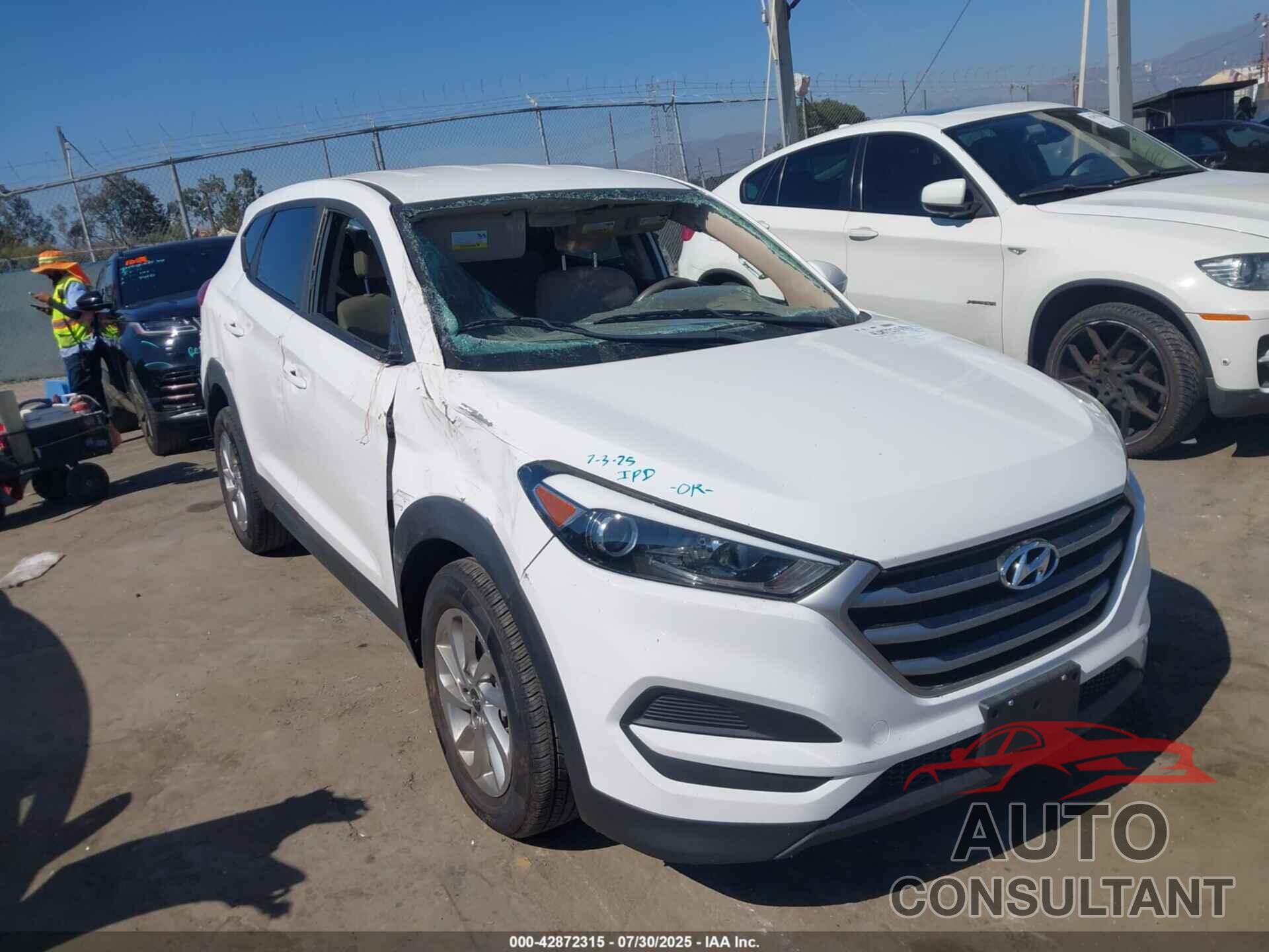 HYUNDAI TUCSON 2017 - KM8J23A49HU276047