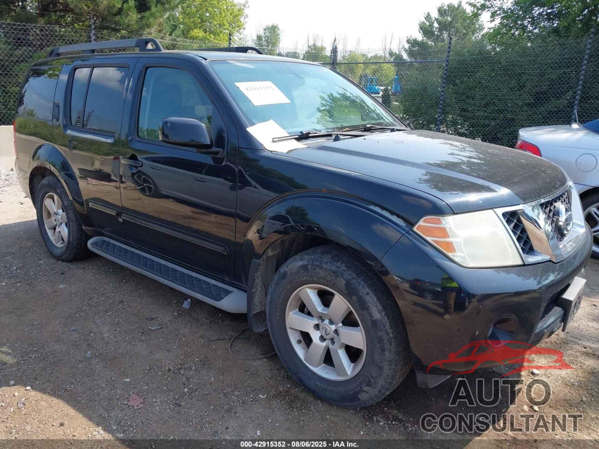 NISSAN PATHFINDER 2011 - 5N1AR1NB3BC607307