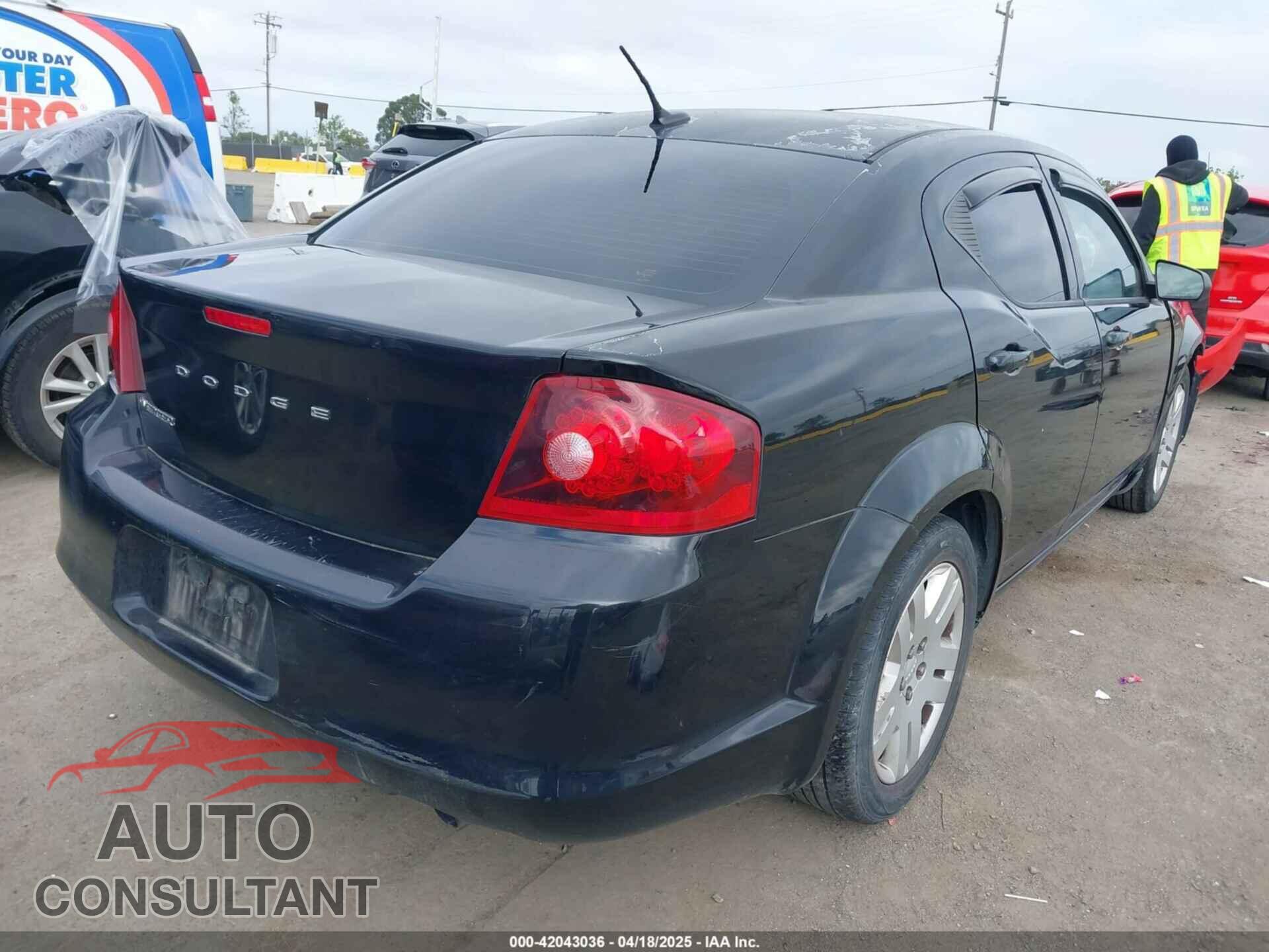 DODGE AVENGER 2012 - 1C3CDZAB1CN272672