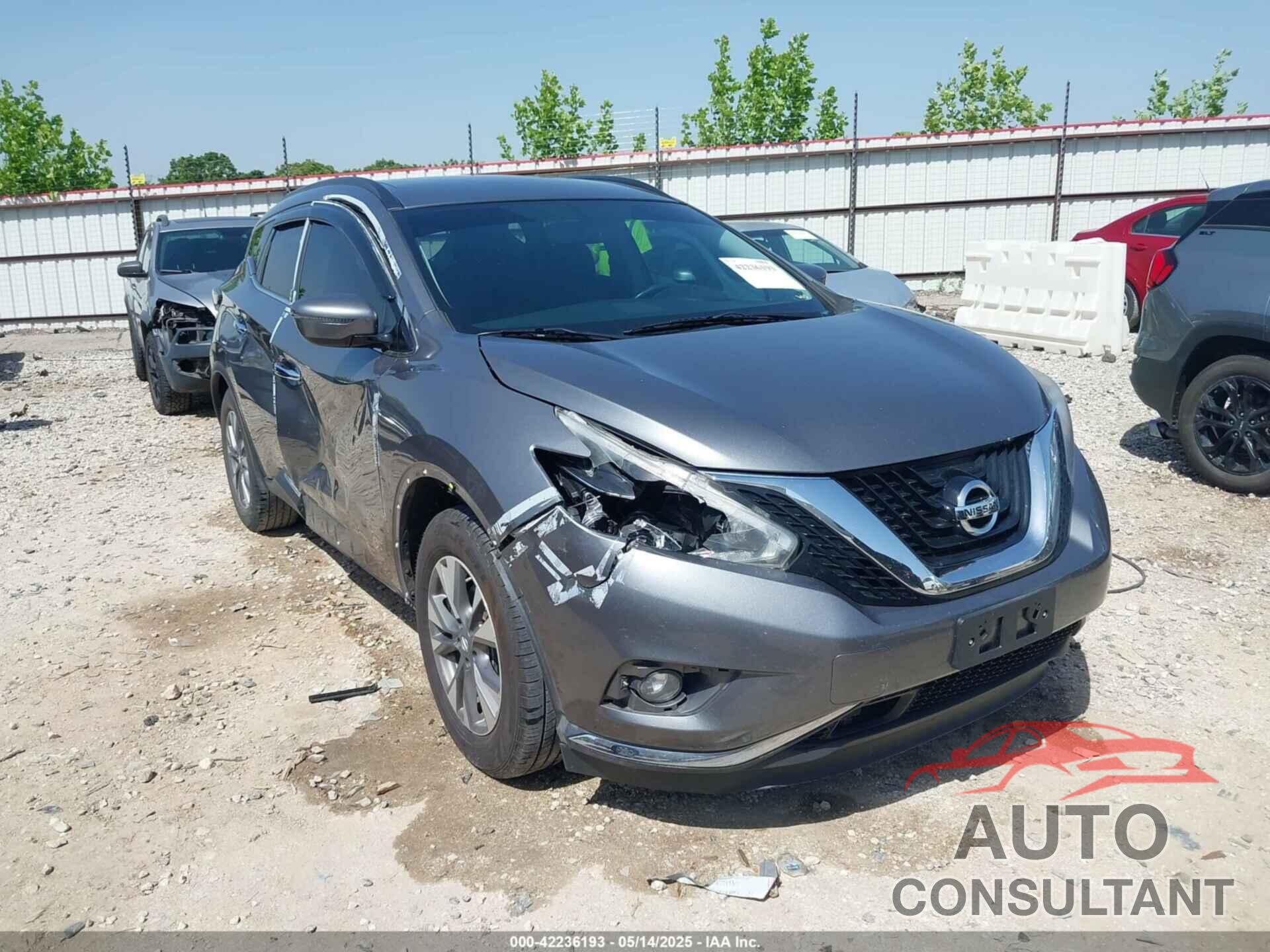 NISSAN MURANO 2018 - 5N1AZ2MHXJN118210