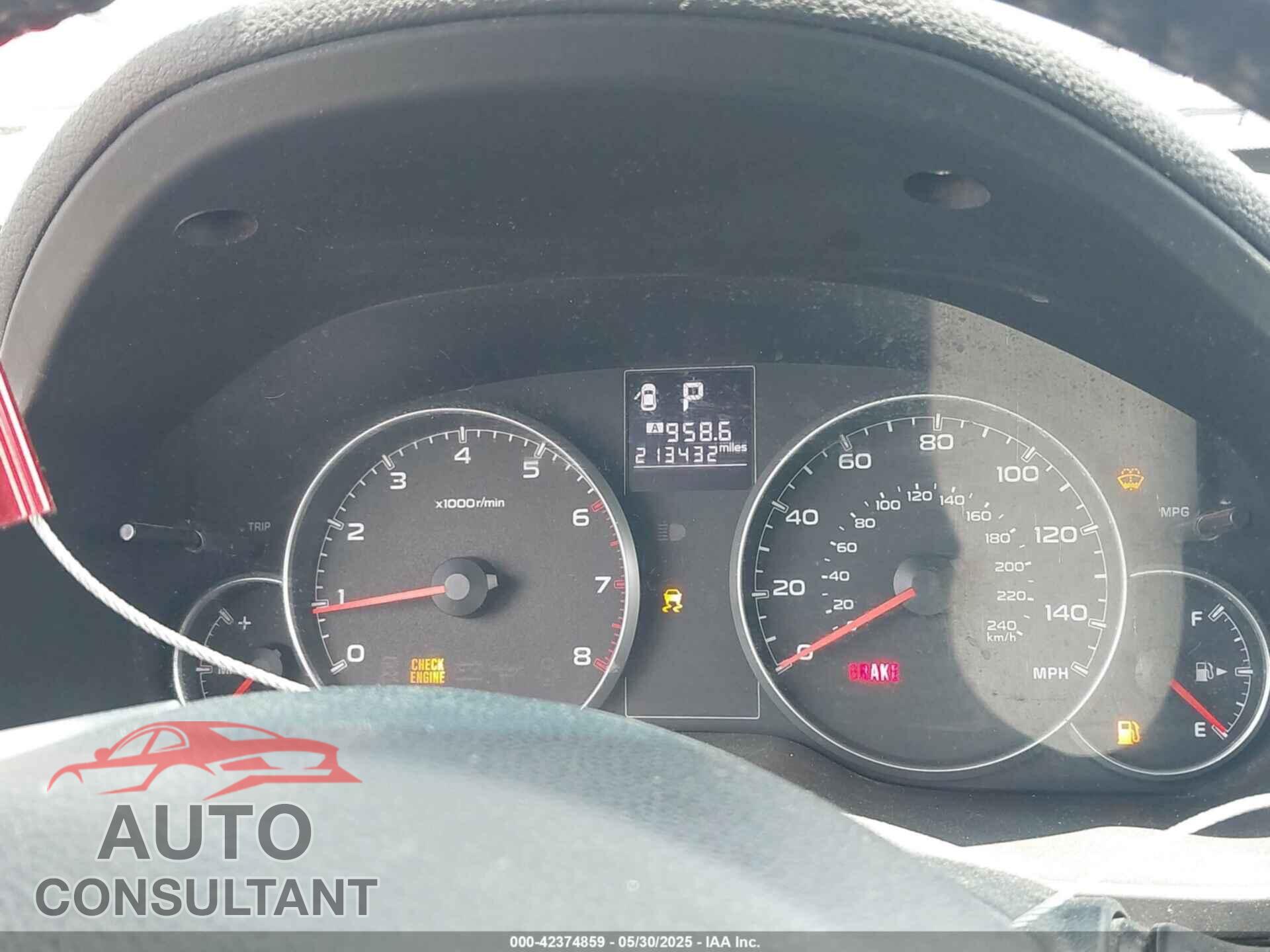 SUBARU OUTBACK 2014 - 4S4BRCEC8E3300020