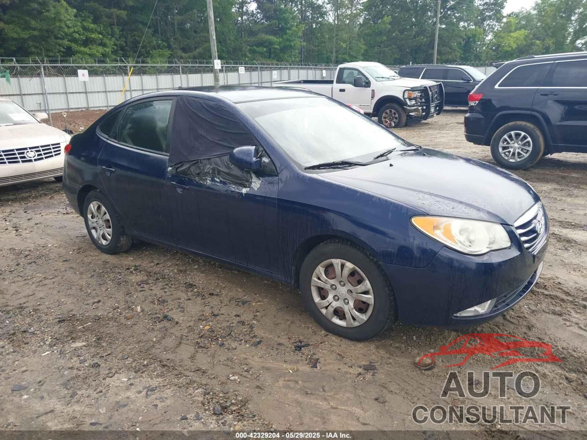 HYUNDAI ELANTRA 2010 - KMHDU4AD9AU008652