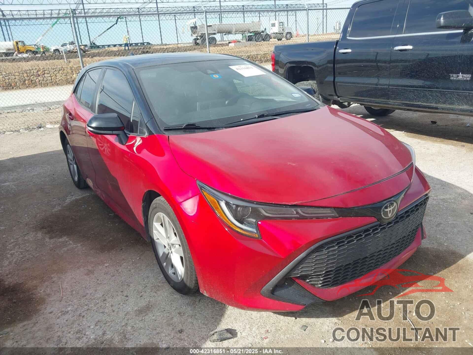 TOYOTA COROLLA 2022 - JTND4MBE8N3187270