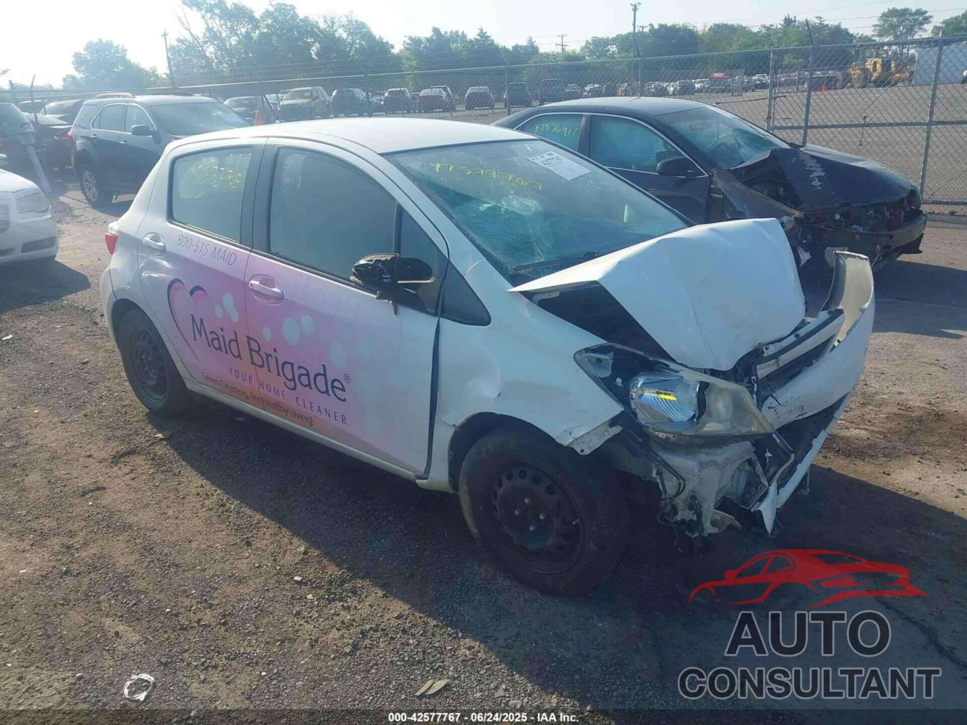 TOYOTA YARIS 2012 - JTDKTUD36CD512404