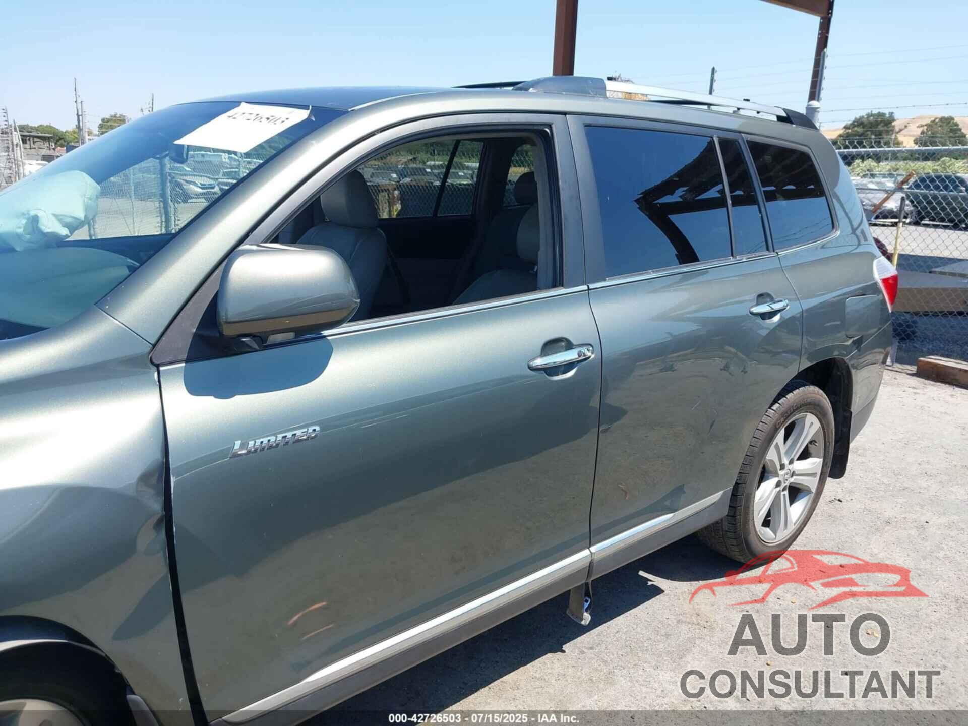 TOYOTA HIGHLANDER 2013 - 5TDDK3EH1DS271678