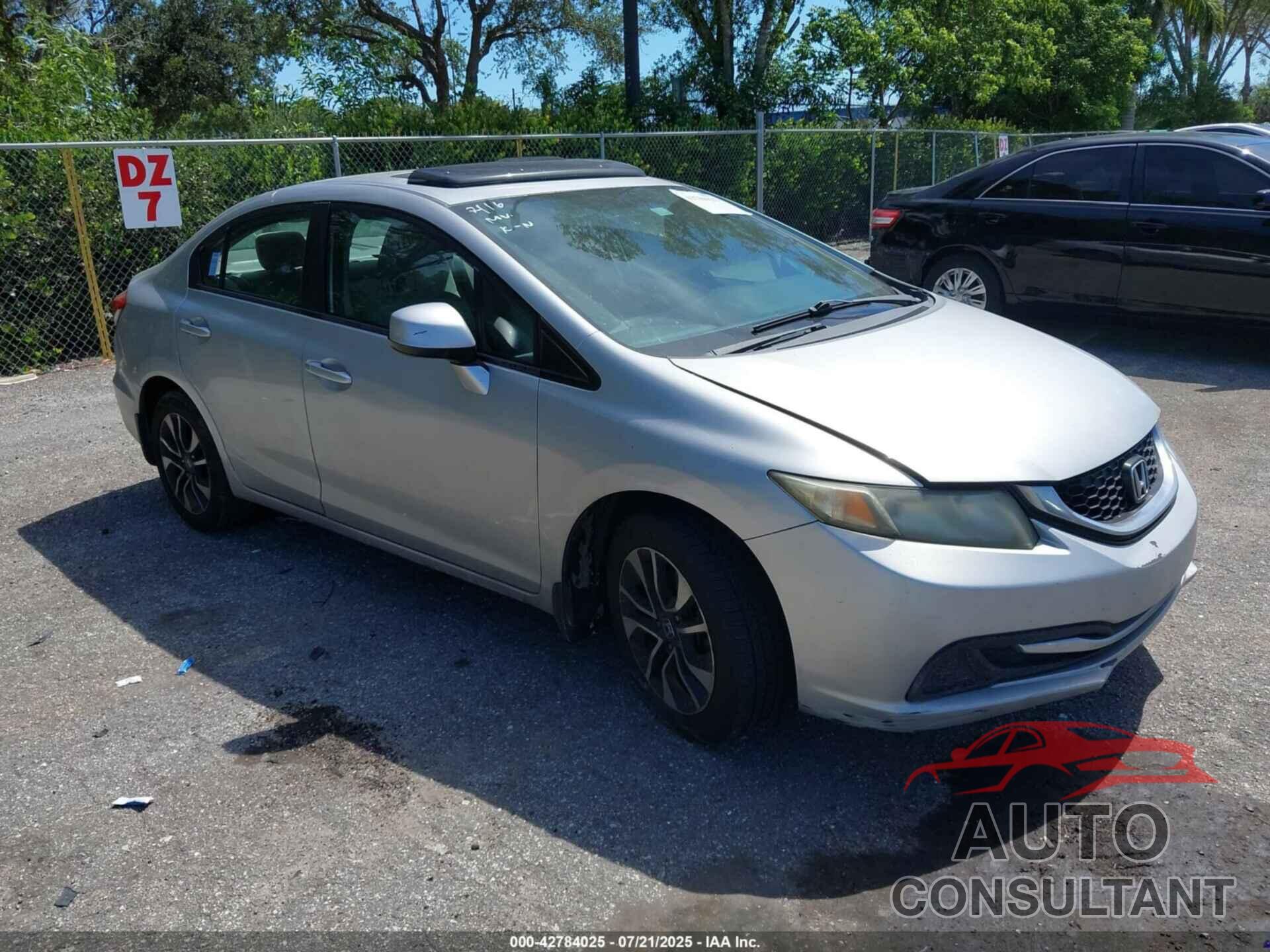 HONDA CIVIC 2013 - 19XFB2F84DE050913