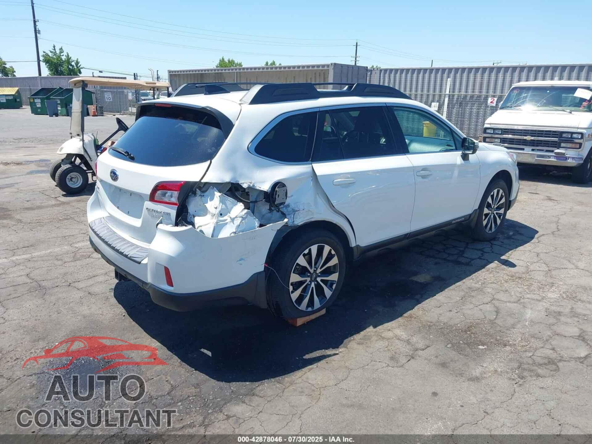 SUBARU OUTBACK 2016 - 4S4BSANC1G3249875