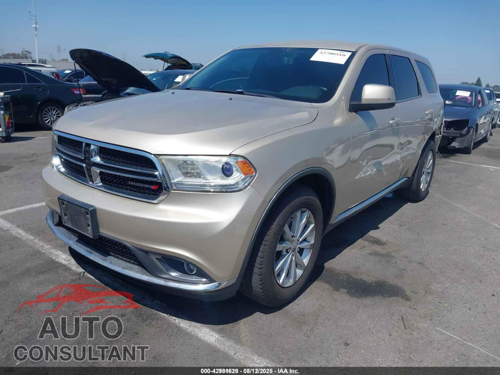 DODGE DURANGO 2014 - 1C4RDHAG3EC360388