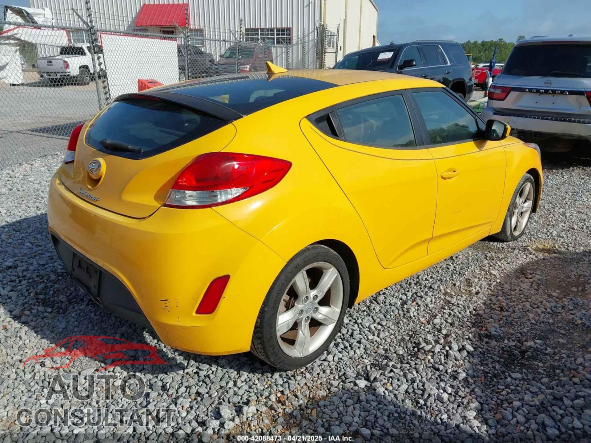 HYUNDAI VELOSTER 2012 - KMHTC6AD2CU079902