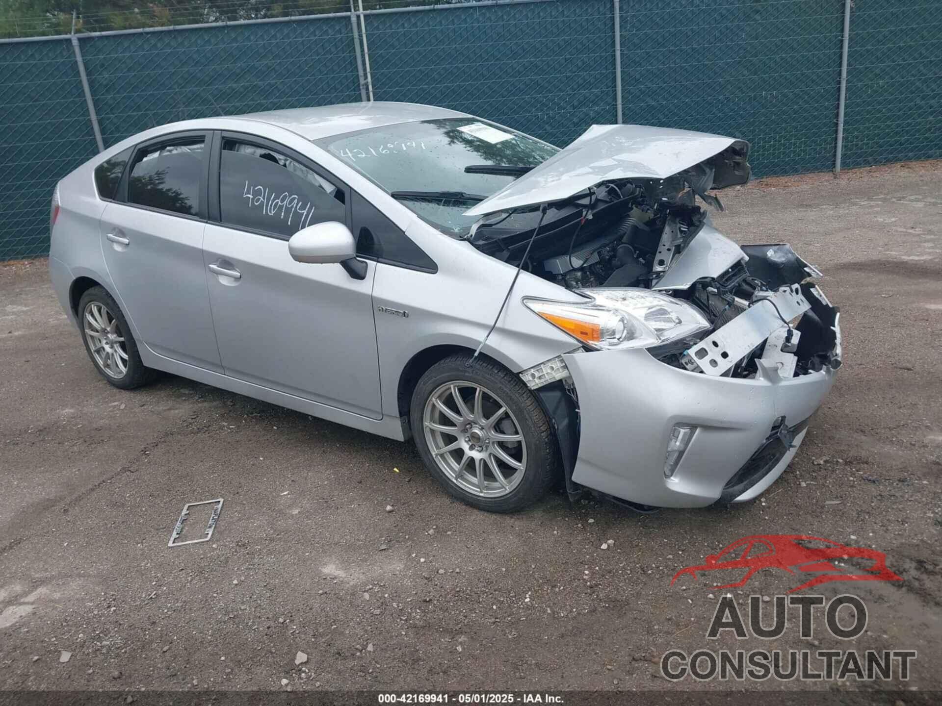 TOYOTA PRIUS 2015 - JTDKN3DU0F0455819