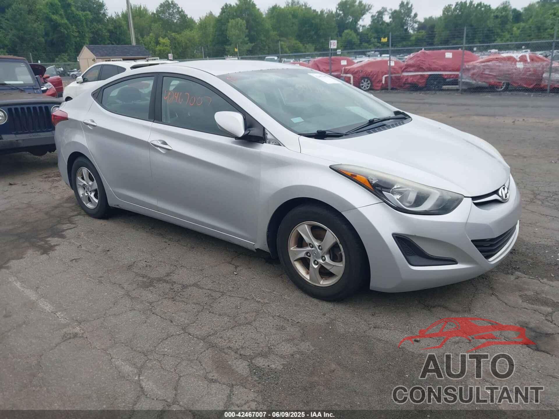 HYUNDAI ELANTRA 2015 - 5NPDH4AE6FH560046