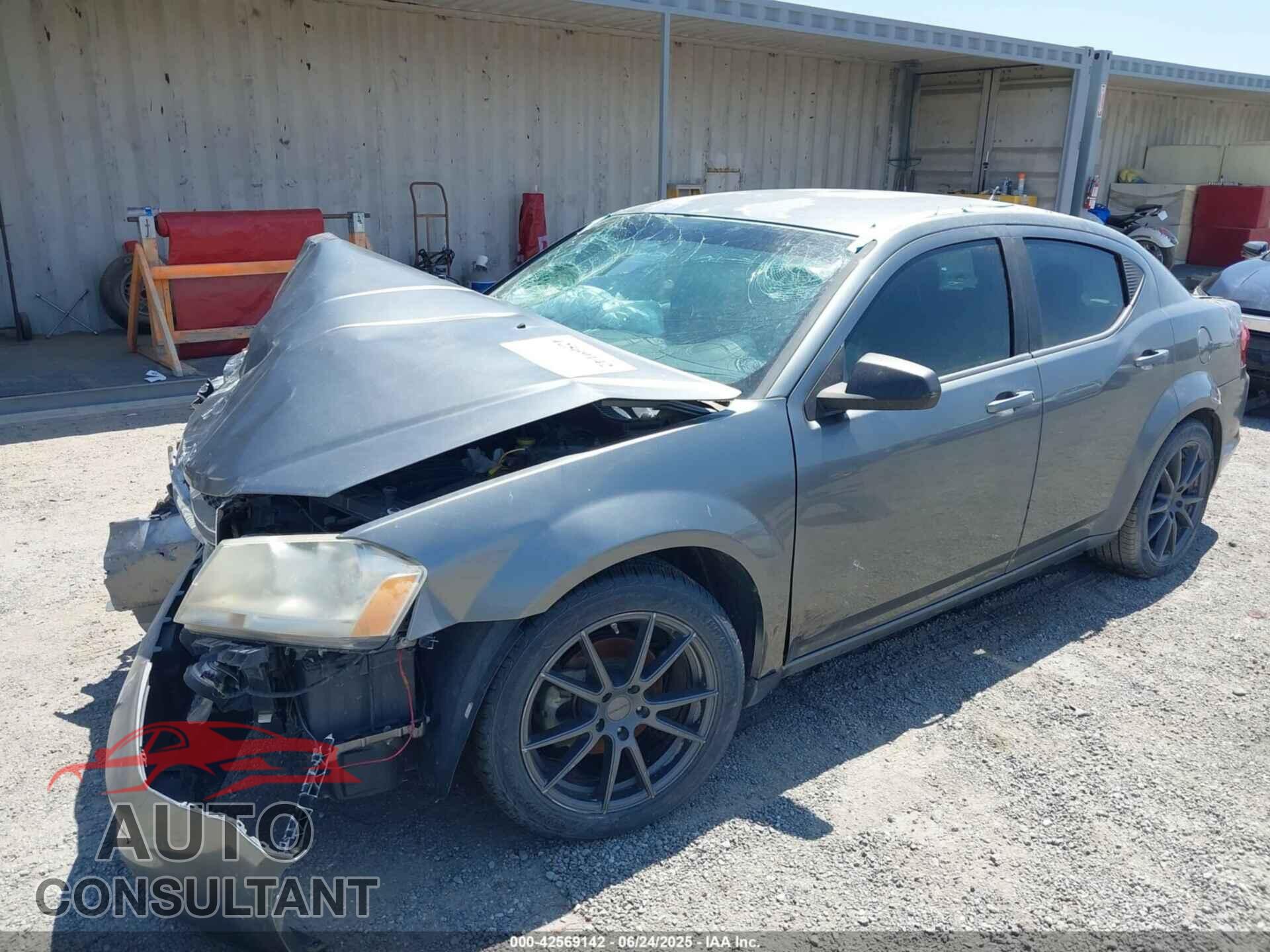 DODGE AVENGER 2012 - 1C3CDZAB1CN158509