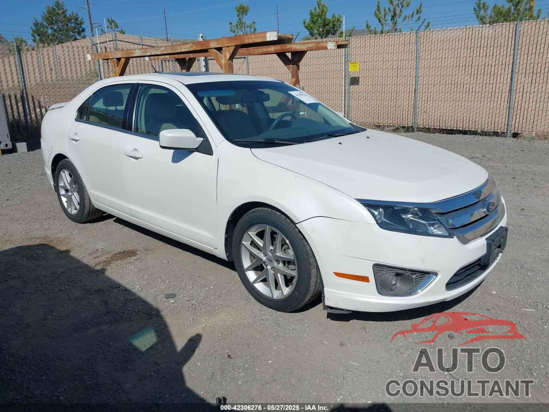FORD FUSION 2012 - 3FAHP0JA0CR365844