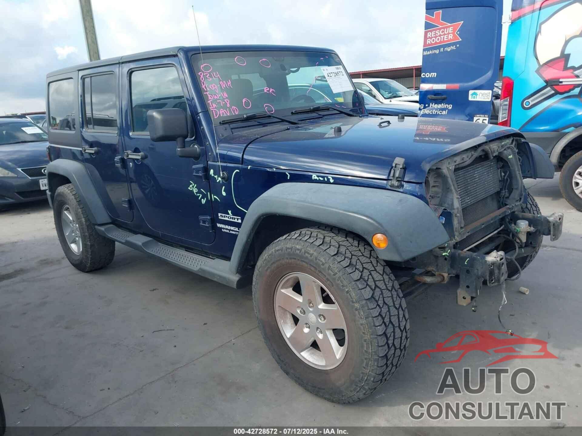 JEEP WRANGLER UNLIMITED 2013 - 1C4BJWDG6DL619108