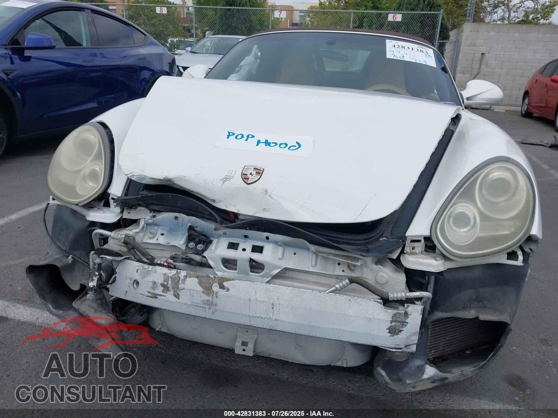 PORSCHE BOXSTER 2012 - WP0CA2A87CS710225