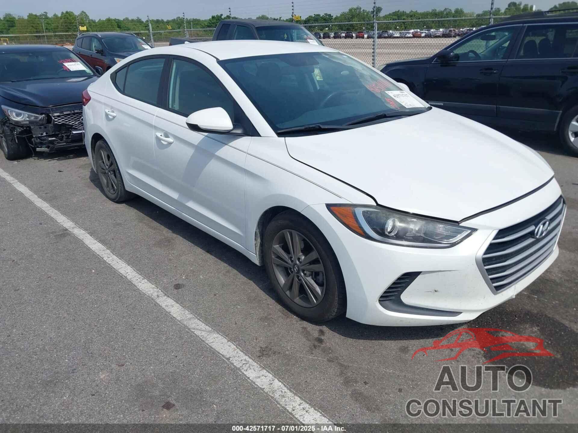 HYUNDAI ELANTRA 2018 - 5NPD84LF0JH339881