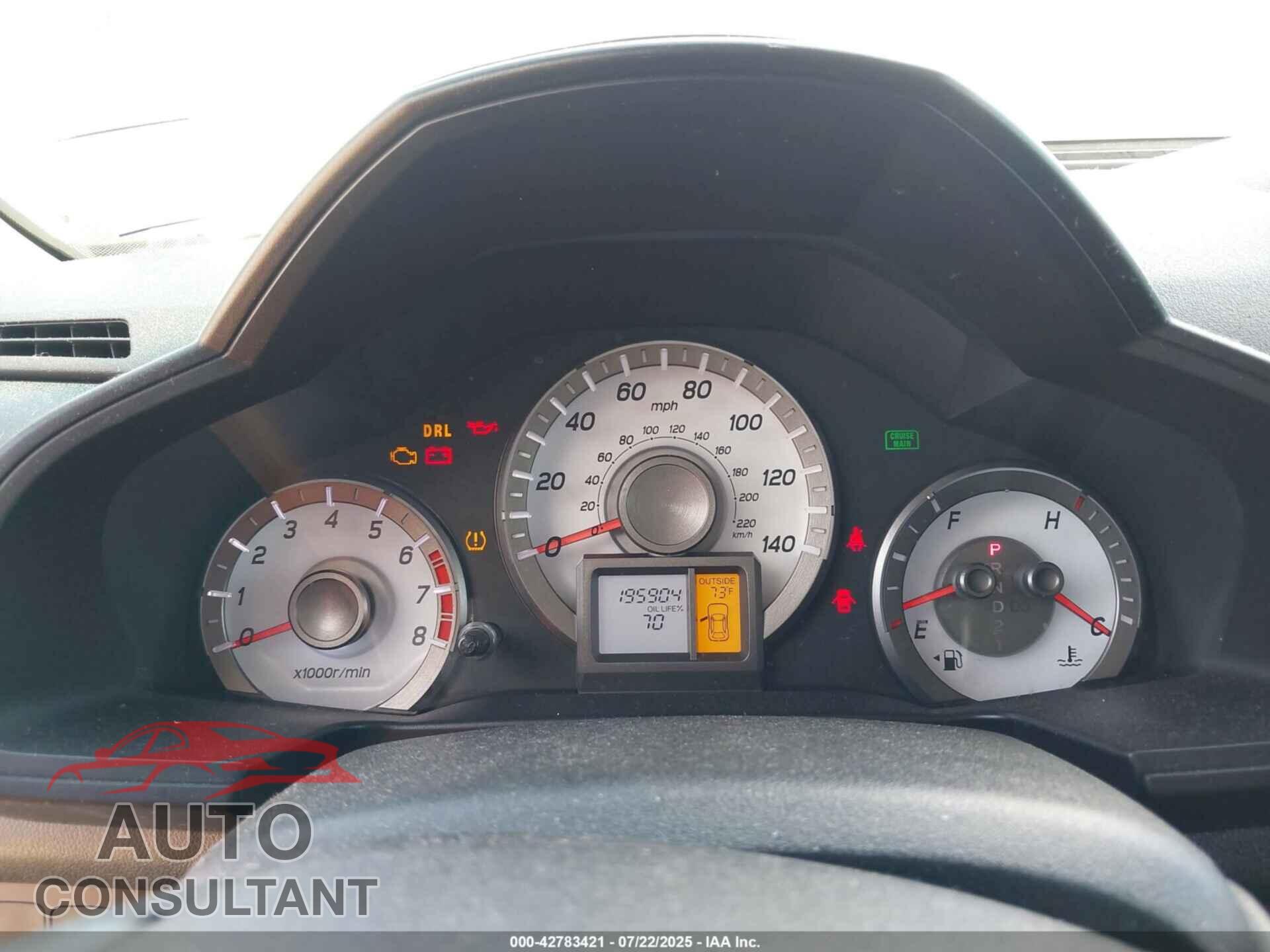 HONDA PILOT 2013 - 5FNYF4H55DB072652