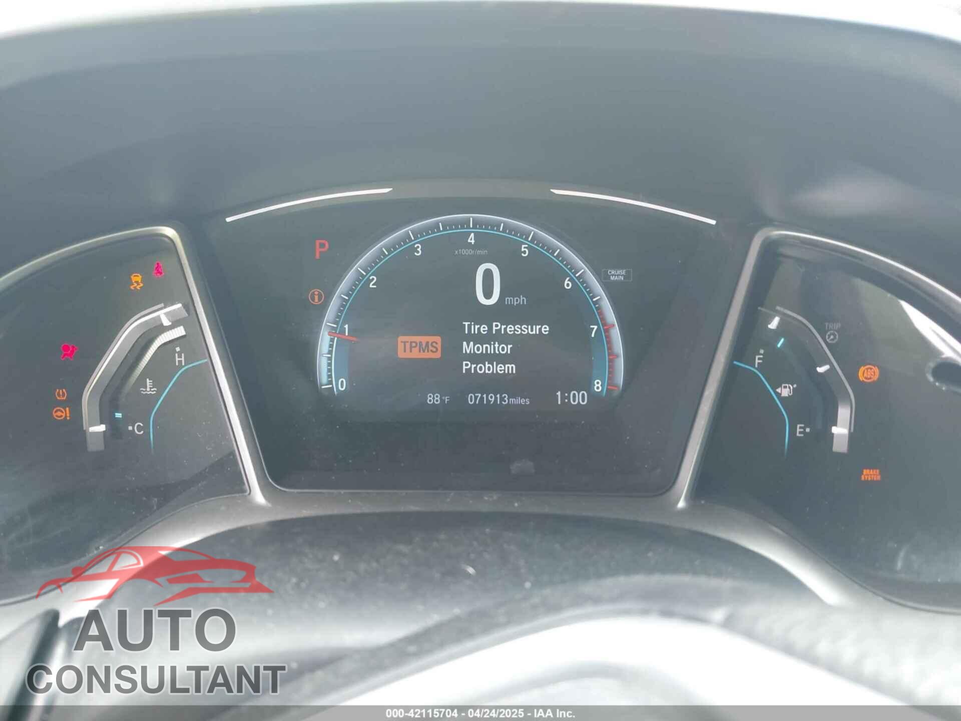 HONDA CIVIC 2017 - 19XFC2F78HE061276