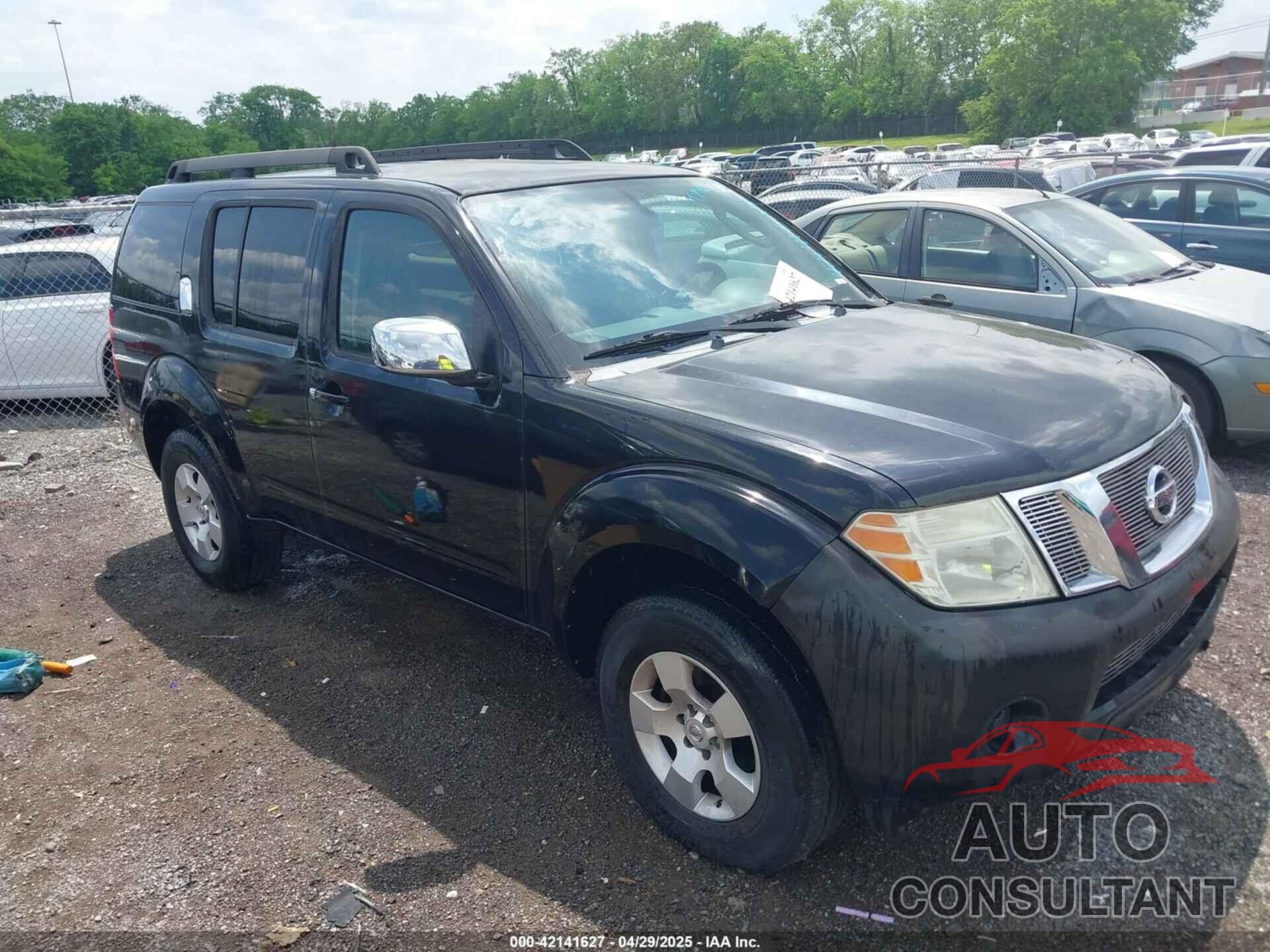 NISSAN PATHFINDER 2010 - 5N1AR1NB6AC602116