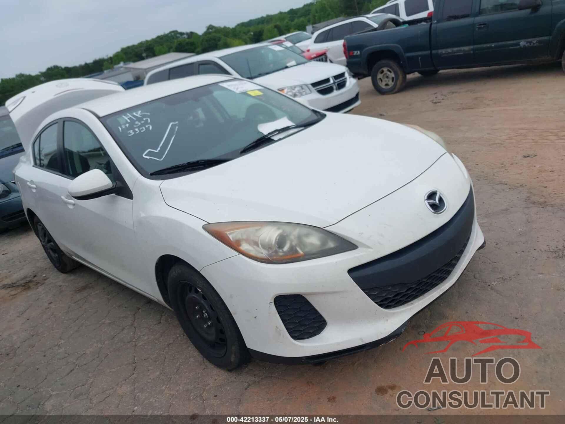 MAZDA MAZDA3 2013 - JM1BL1TF8D1723813