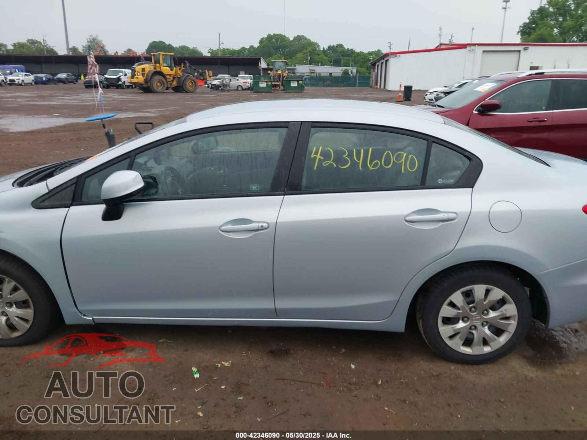 HONDA CIVIC 2012 - 19XFB2F54CE018953