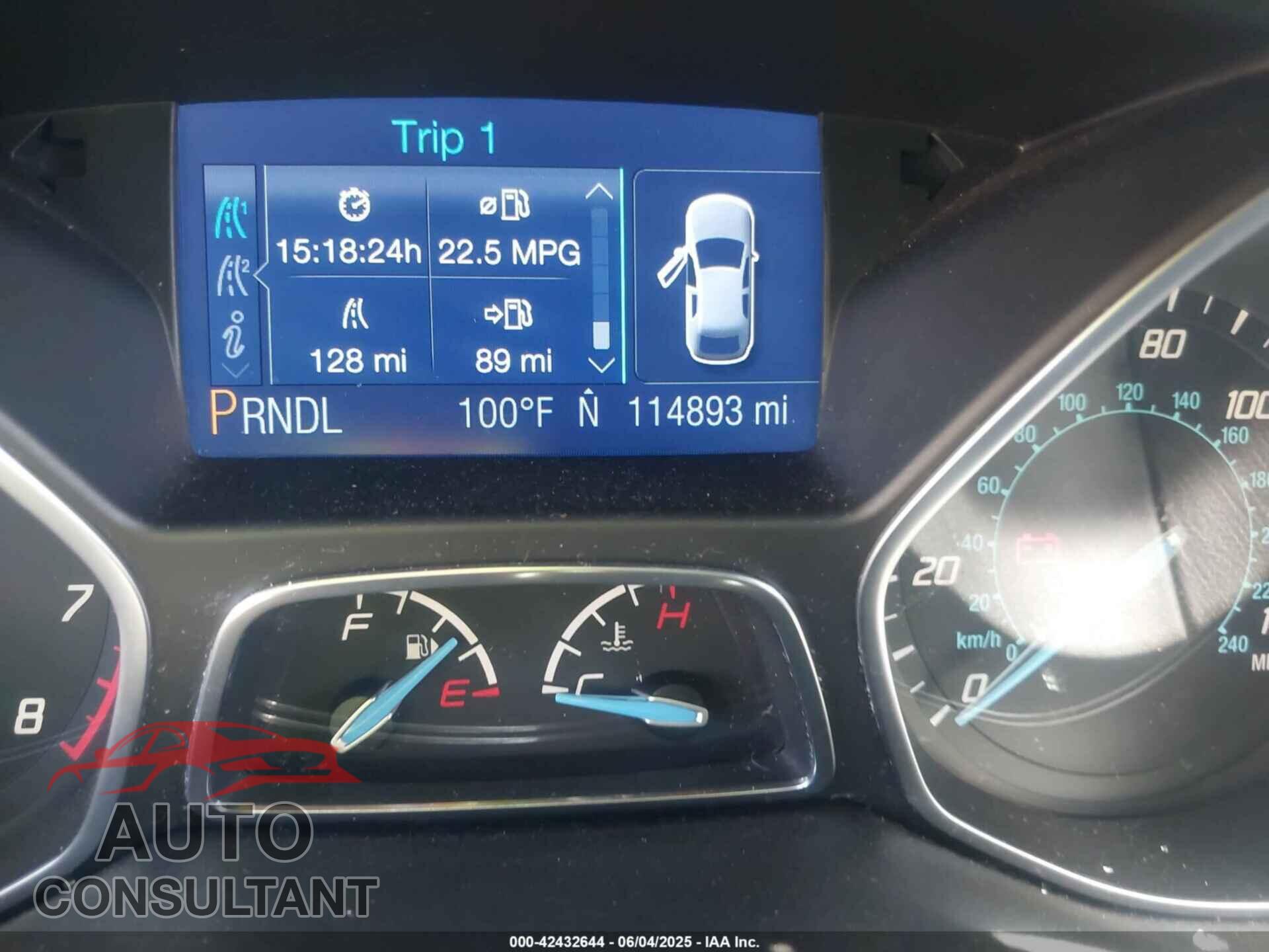 FORD FOCUS 2013 - 1FADP3F23DL332841