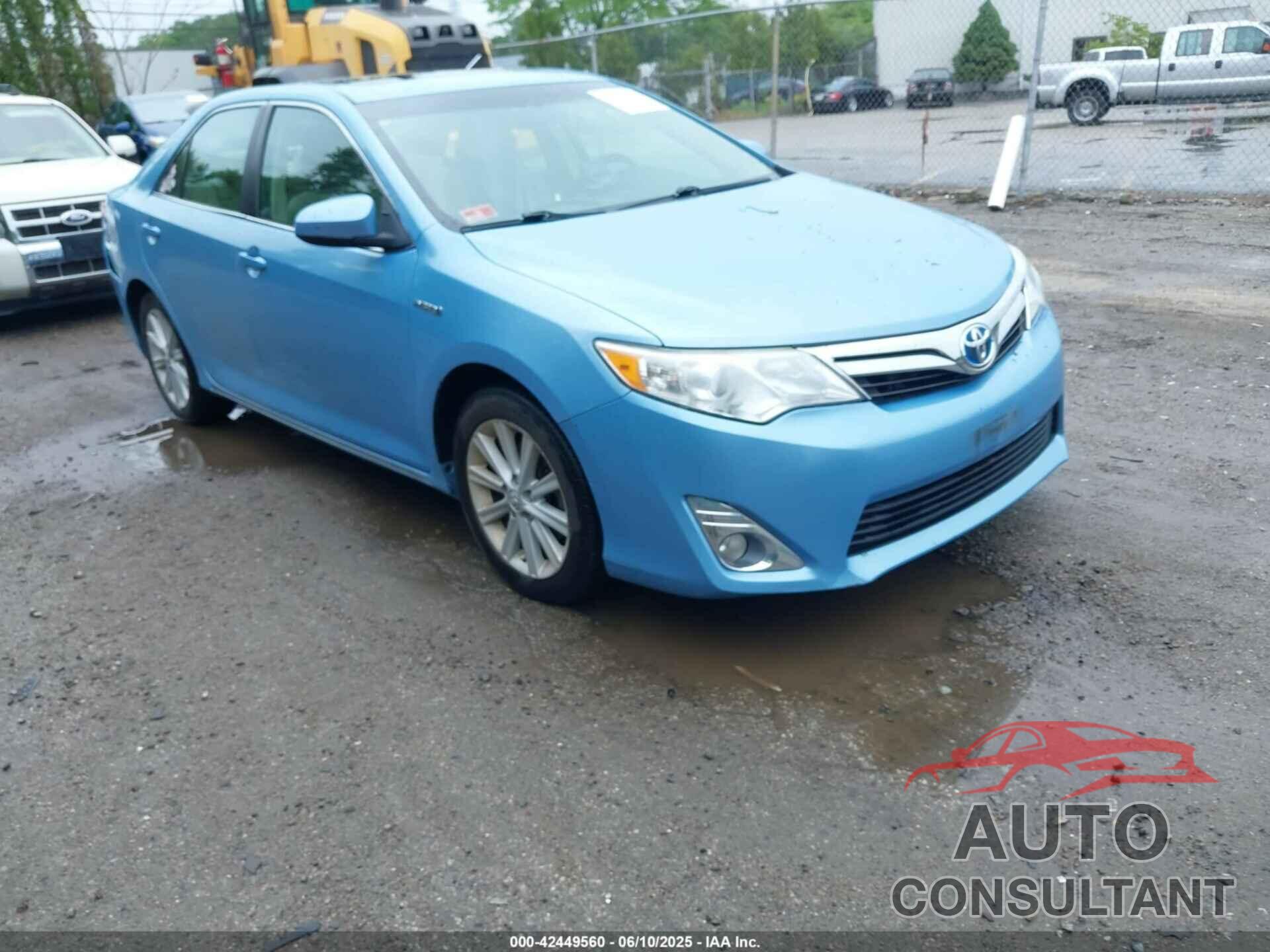 TOYOTA CAMRY HYBRID 2012 - 4T1BD1FK7CU022646
