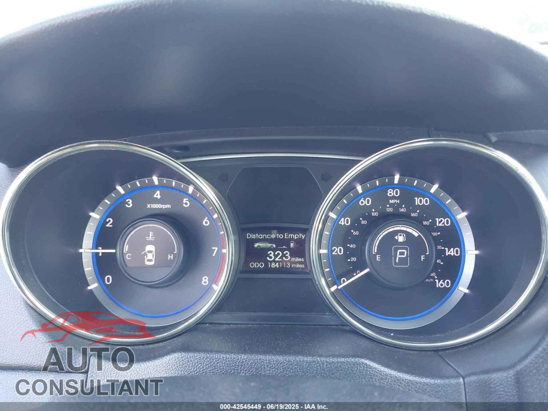 HYUNDAI SONATA 2013 - 5NPEC4AB5DH526833