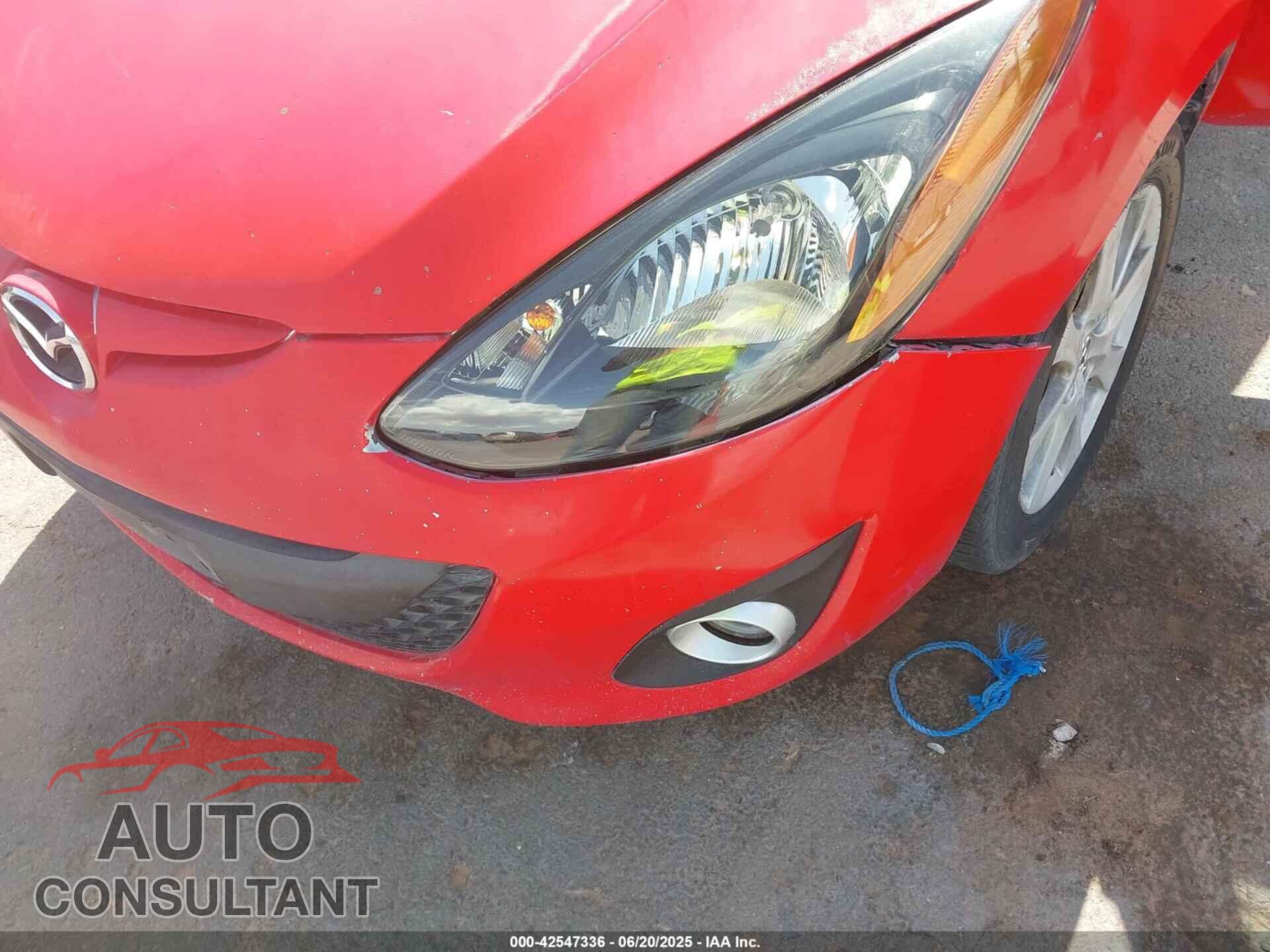 MAZDA MAZDA2 2012 - JM1DE1LZ7C0141879