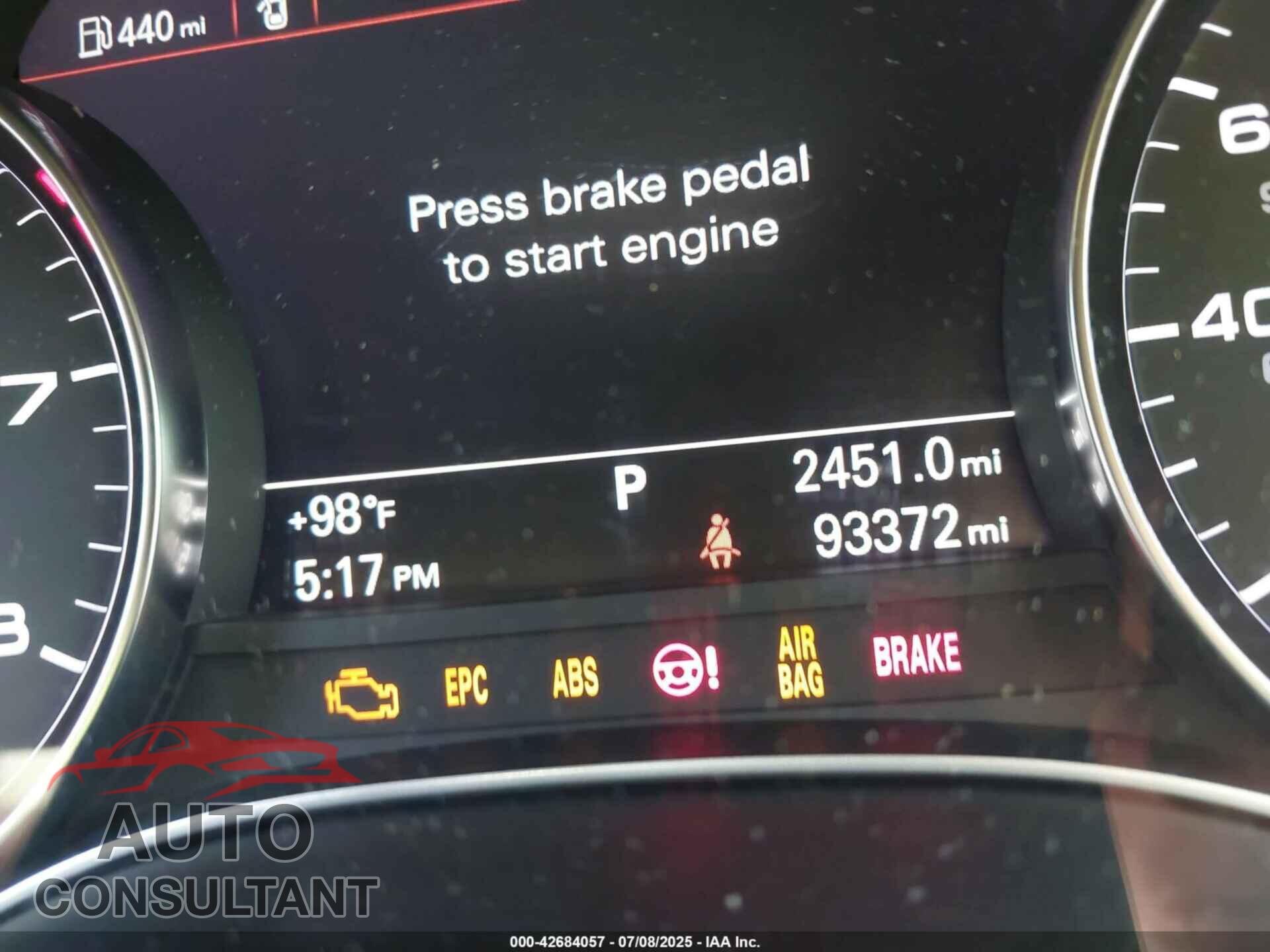 AUDI A6 2013 - WAUGFAFC4DN090411