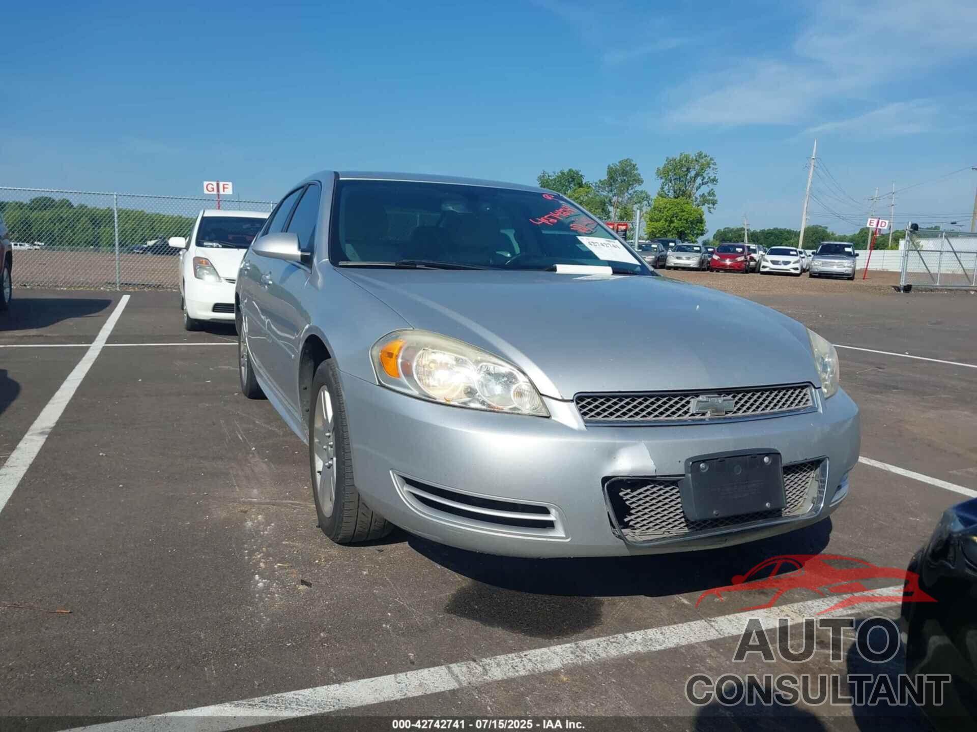 CHEVROLET IMPALA 2013 - 2G1WG5E31D1198905