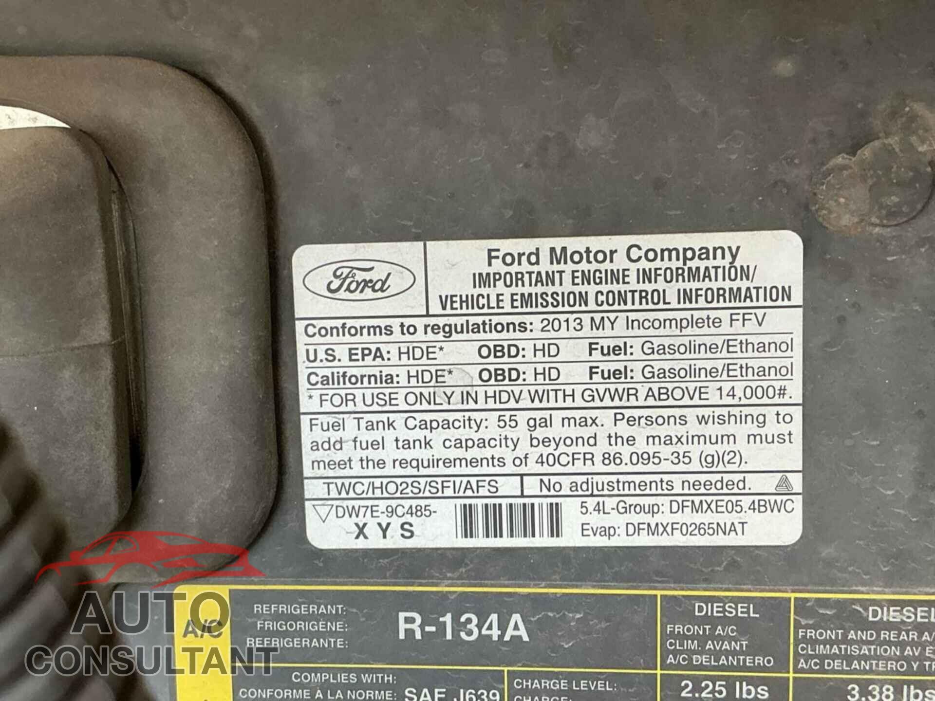 FORD ECONOLINE 2013 - 1FC4E4KLXDDA84036