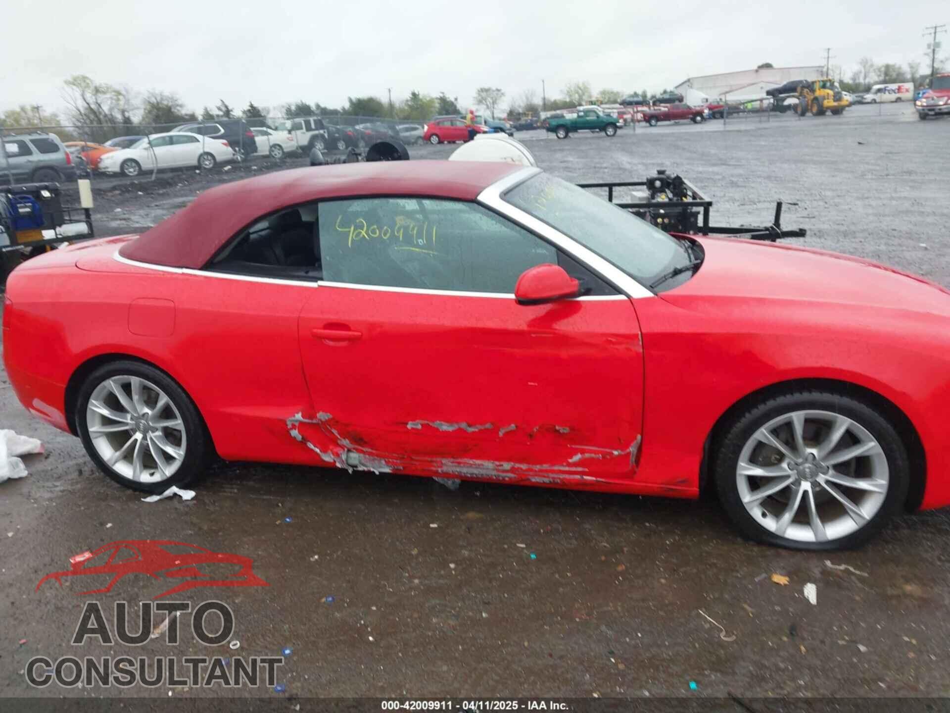 AUDI A5 2013 - WAULFAFH9DN014063