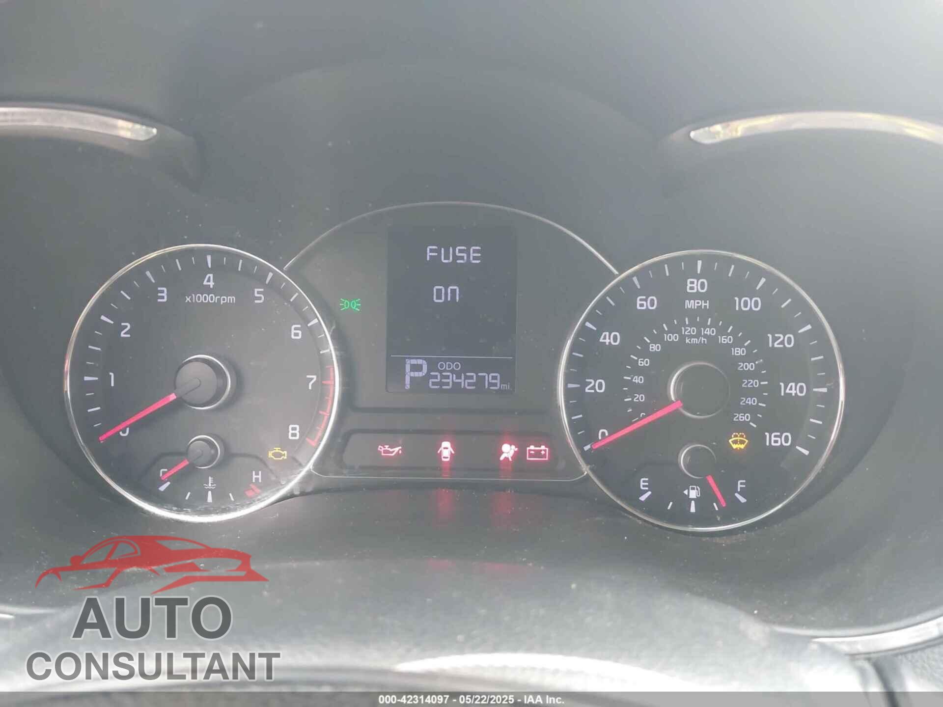 KIA FORTE 2015 - KNAFX4A64F5368142