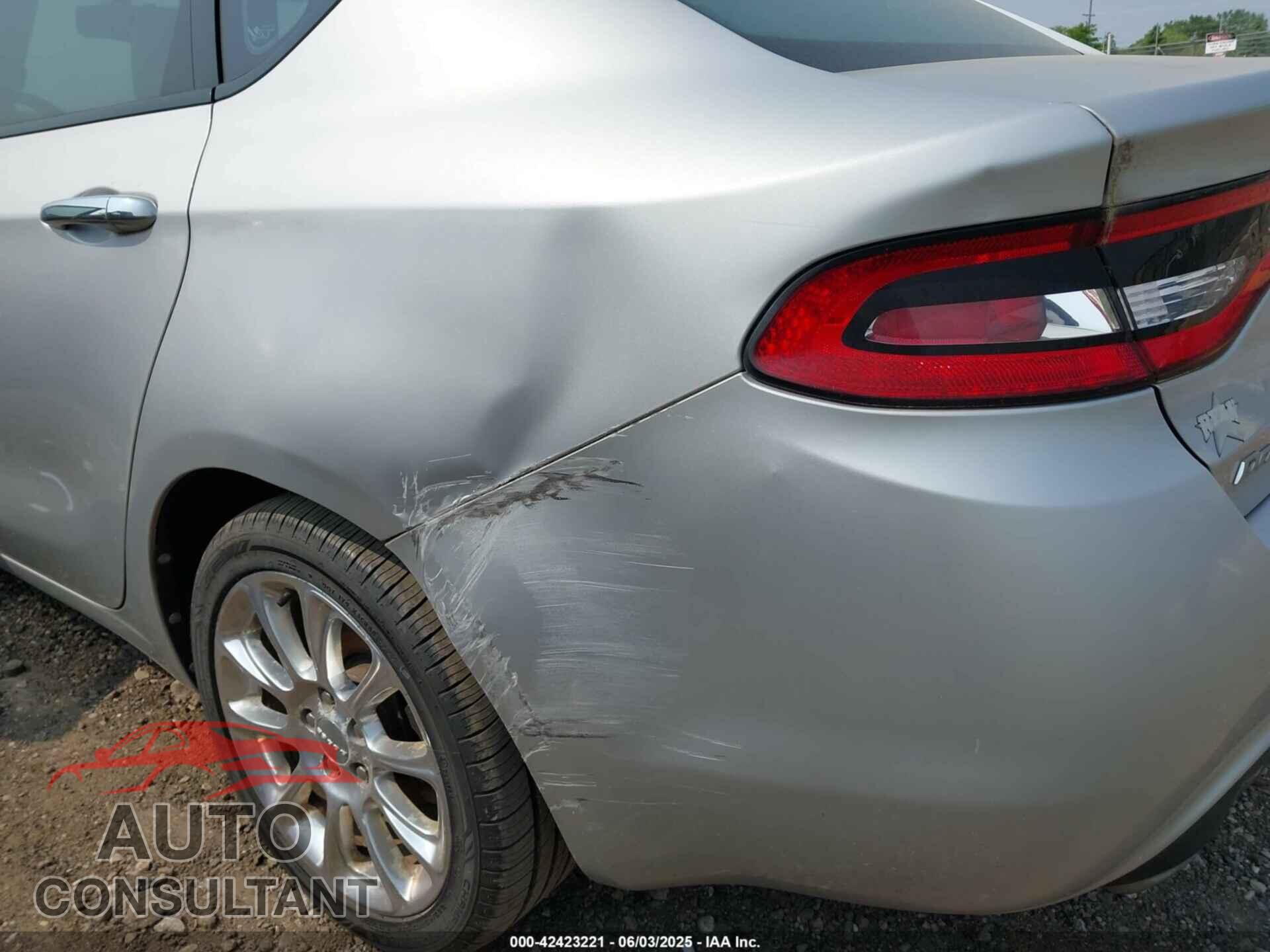 DODGE DART 2013 - 1C3CDFCH3DD198744