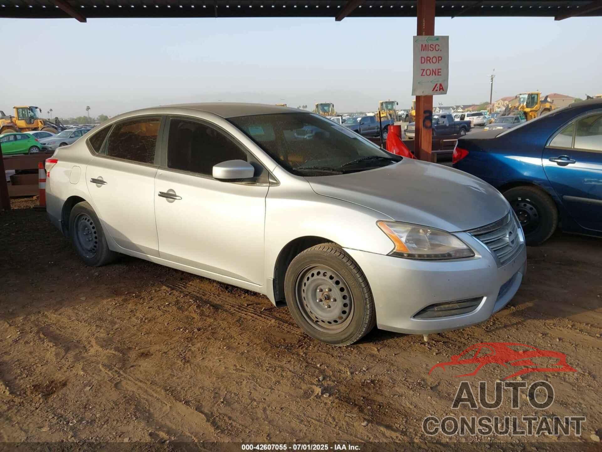 NISSAN SENTRA 2013 - 1N4AB7AP8DN901022