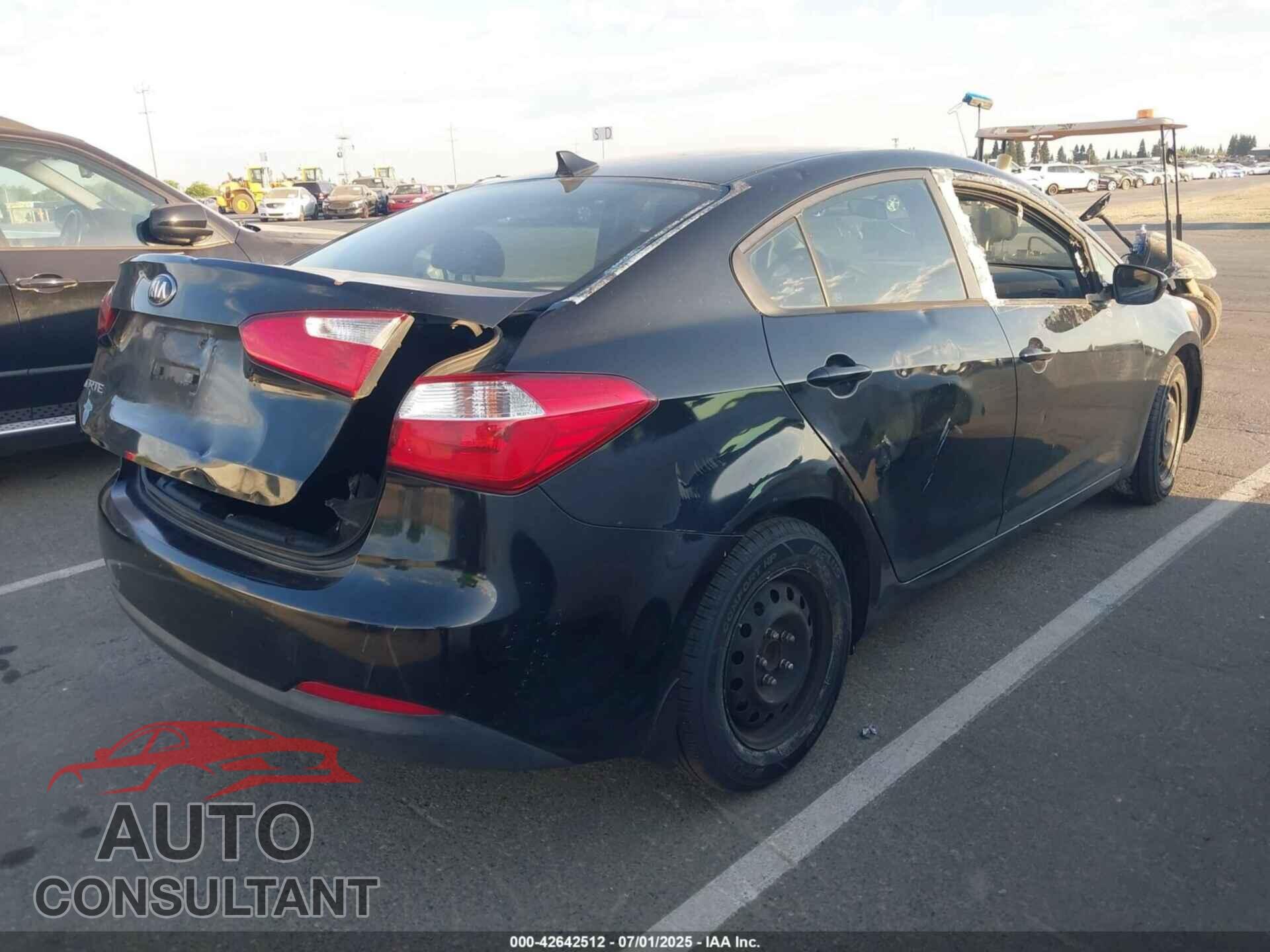KIA FORTE 2016 - KNAFK4A67G5481535