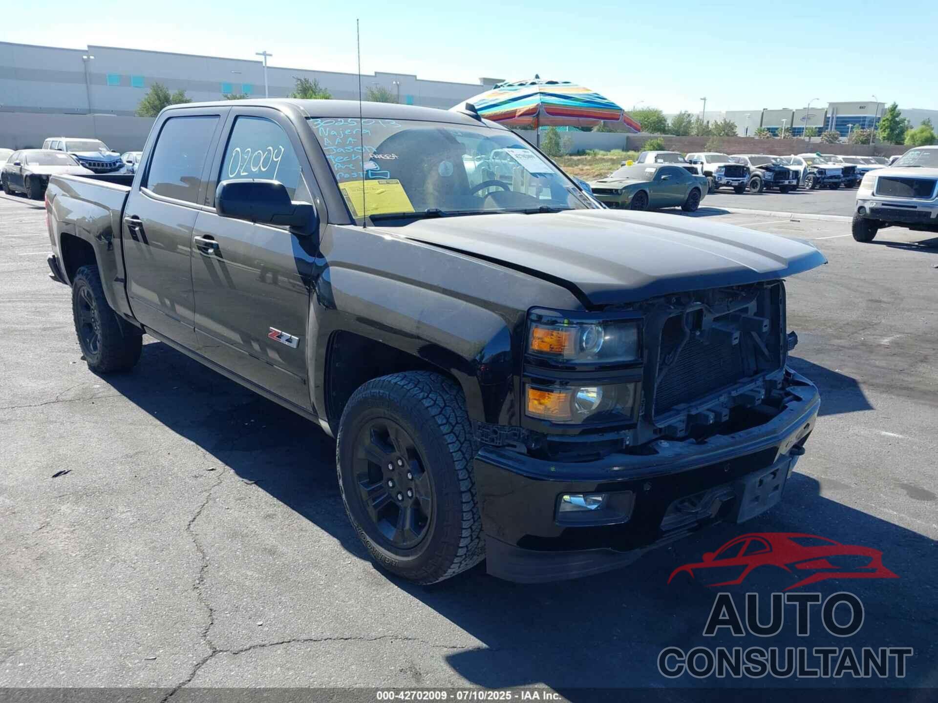 CHEVROLET SILVERADO 1500 2015 - 3GCUKSEC0FG364854